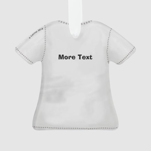 Medizin-White Coat Nurse oder Doctor Ornament (Rückseite)