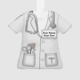 Medizin-White Coat Nurse oder Doctor Ornament