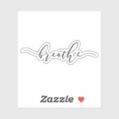 Medizin Yoga Minimalistisch Aufkleber (Blatt)