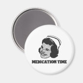 Medizin Zeit Funny Nurse Parody Spaß Magnet (Vorderseite/Rückseite)