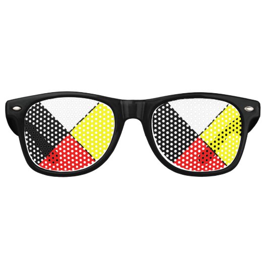 Medizinalrad-Sonnenbrille Partybrille (Vorderseite)