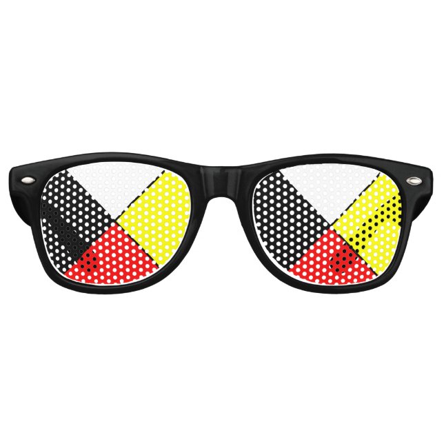 Medizinalrad-Sonnenbrille Partybrille (Vorderseite)