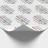 Medizinassistent Funny Phantastisch PA Geschenk Geschenkpapier (Ecke)