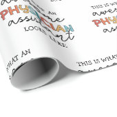 Medizinassistent Funny Phantastisch PA Geschenk Geschenkpapier (Rolleneckpunkt)