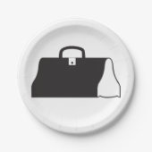 Medizinbeutel Pappteller (Vorderseite)