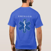 Mediziner des Name-EMS/EMT T-Shirt (Rückseite)