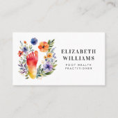 Mediziner für Fußpflege Moderner Terminkarte (Vorderseite)