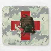 Mediziner-QuerCamouflage Mousepad (Vorne)