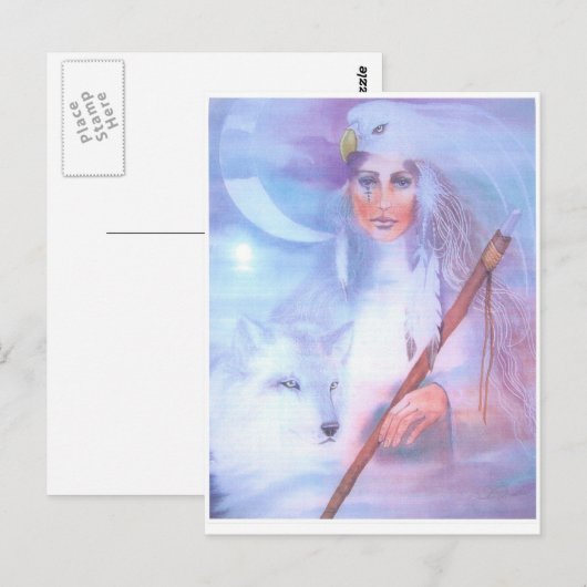 Medizinerin Postkarte (Vorne/Hinten)