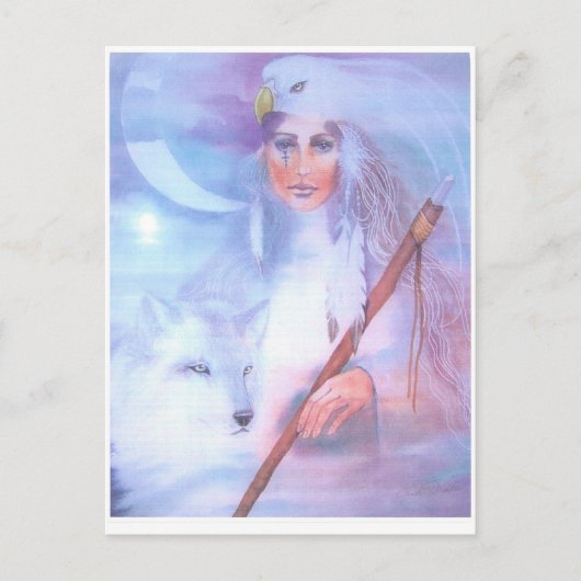 Medizinerin Postkarte (Vorderseite)