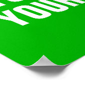 Medizinisch gefährdete Maske tragen Poster (Ecke)