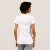 Medizinisch orientierte Mutter - Grün - Front u. T-Shirt (Schwarz voll)