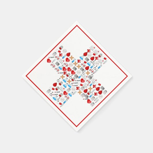 medizinisch serviette (Ecke)