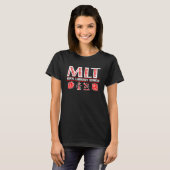 Medizinisch-technischer Assistent liebt Wissenscha T-Shirt (Vorne ganz)