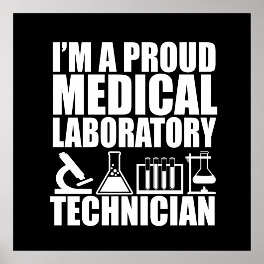 Medizinisch-technischer Laborassistent Laborassist Poster (Vorne)