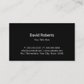 Medizinisch Visitenkarte (Rückseite)