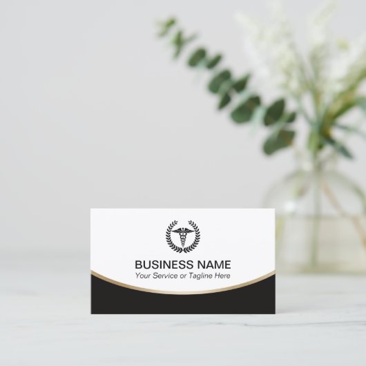 Medizinisch Visitenkarte (Stehend Vorderseite)