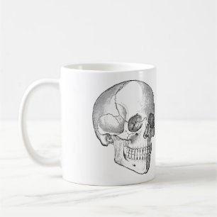 Medizinische Anatomie Schädel Vintage Arzt Zeichnu Kaffeetasse