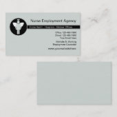 Medizinische Anstellung-Agentur Visitenkarte (Vorne/Hinten)