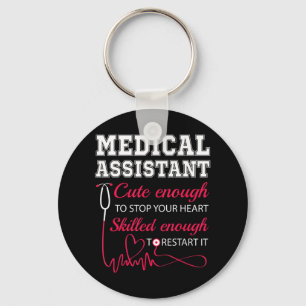 Medizinische Assistentin für Niedliche Krankenpfle Schlüsselanhänger