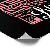 Medizinische Assistentin KA, die dieses medizinisc Poster (Ecke)