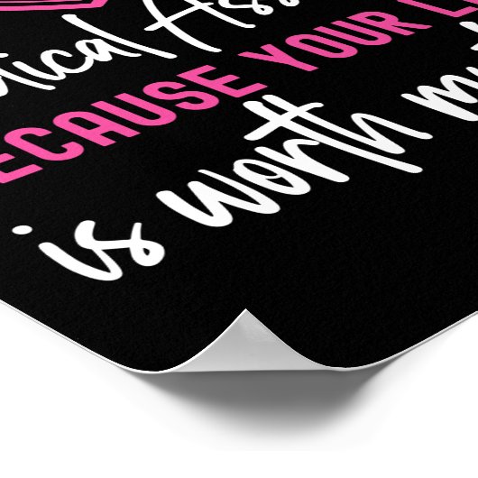 Medizinische Assistentin KA I wurde medizinischer Poster (Ecke)