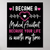 Medizinische Assistentin KA I wurde medizinischer Poster (Vorne)