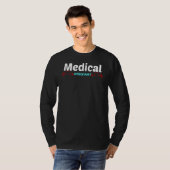 Medizinische Assistenz Elektrokardiogramm Ecg oder T-Shirt (Vorne ganz)