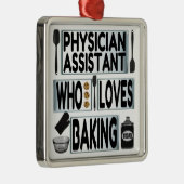 Medizinische Assistenzärztliche Lieben Backen Ornament Aus Metall (Rechts)