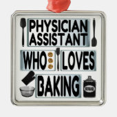 Medizinische Assistenzärztliche Lieben Backen Ornament Aus Metall (Vorne)