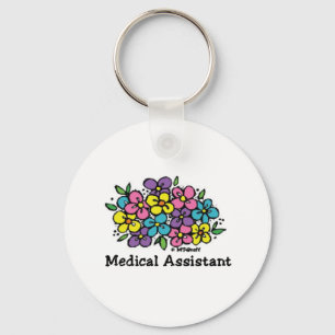 Medizinische Assistenzblüte Schlüsselanhänger