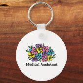 Medizinische Assistenzblüte Schlüsselanhänger (Vorderseite)