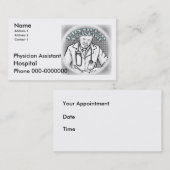 Medizinische Assistenzkarte Terminkarte (Vorne/Hinten)