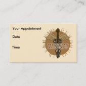 Medizinische Assistenzkarte Terminkarte (Rückseite)