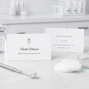 Medizinische Ästhetikerin Minimal Elegant Visitenkarte