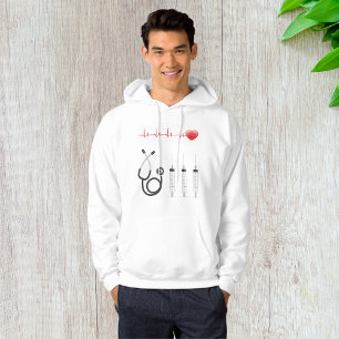 Medizinische Ausrüstung Herzschlag Gesundheitswese Hoodie