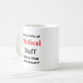 medizinische Ausrüstung Kaffeetasse (Vorderseite Links)