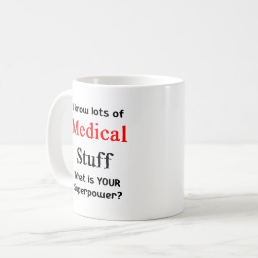 medizinische Ausrüstung Kaffeetasse (Vorderseite Links)