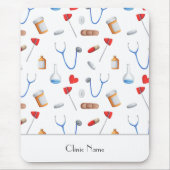 Medizinische Ausrüstung Private Praxis Personalisi Mousepad (Vorne)