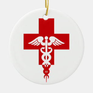 Medizinische Berufliche Ornamente, personalisieren Keramikornament