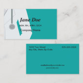 Medizinische berufliche visitenkarte (Vorne/Hinten)