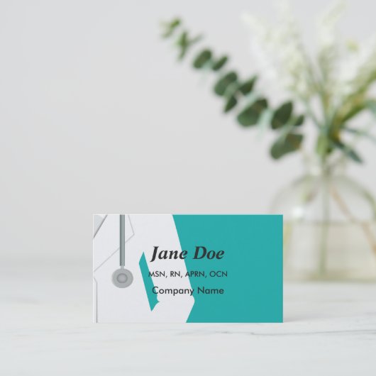 Medizinische berufliche visitenkarte (Stehend Vorderseite)