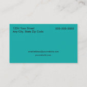 Medizinische berufliche visitenkarte (Rückseite)