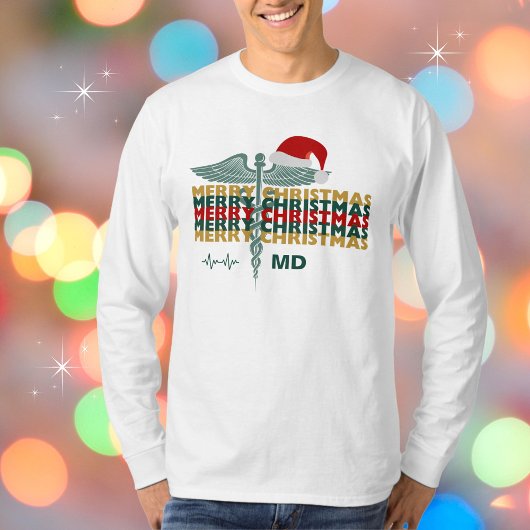 Medizinische Berufliche Vollmachten Frohe Weihnach T-Shirt