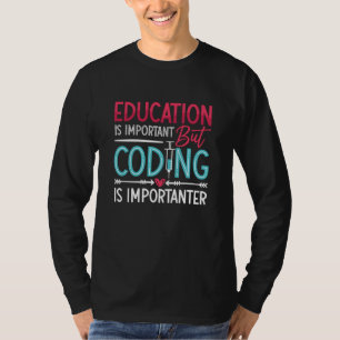 Medizinische Bildung von Coder ist wichtig für das T-Shirt