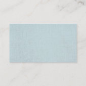 Medizinische Caduceus Symbol Imitate Linen Light B Visitenkarte (Rückseite)