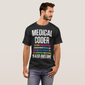 Medizinische Coder Biller Codierung T-Shirt (Vorne ganz)