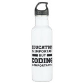 Medizinische Coder-Codierung ist wichtig für den I Edelstahlflasche (Vorderseite)