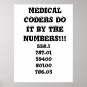 MEDIZINISCHE CODERS MACHEN ES MIT DEN NUMMERN!!, 5 POSTER (Vorne)