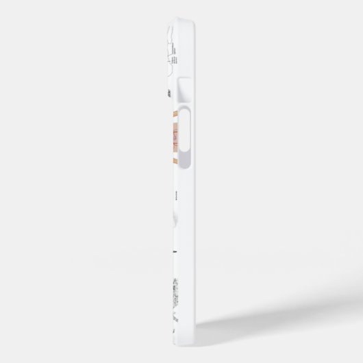 Medizinische Darstellung der Anatomie des Menschen Case-Mate iPhone Hülle (Rückseite / Links)